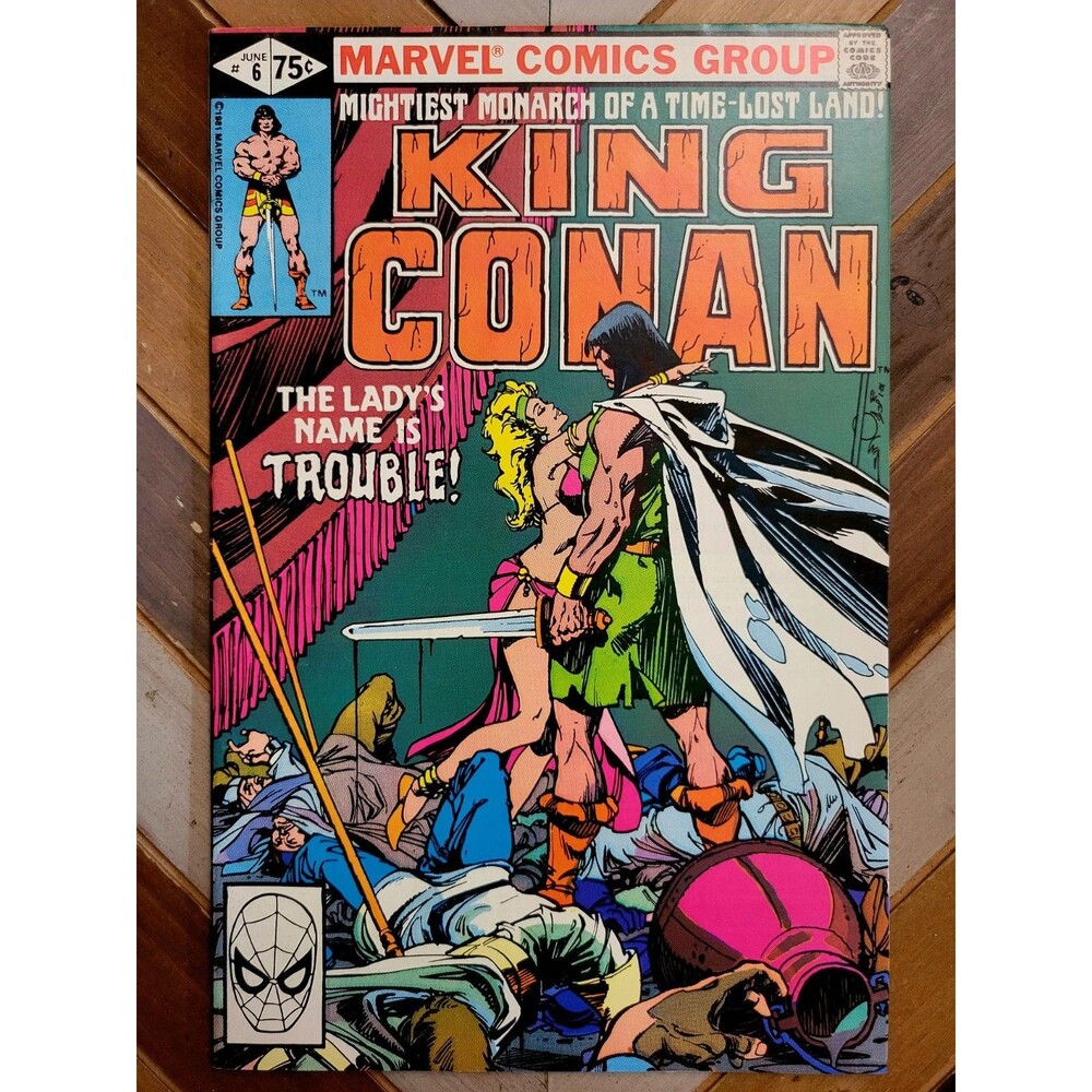 Conan The King #6 (Marvel 1981) "Vengeance!" John Buscema Art + Pinups! (8.0)